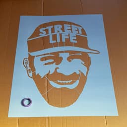 Stencil grandi dimensioni STAMPO Cuttalo large format murali professionali